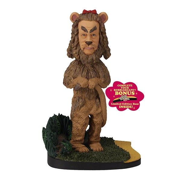 Wizard of Oz Cowardly Lion 7 1/2 inch Bobblescape Bobblehead