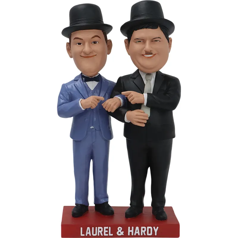 Laurel and Hardy 8 inch Dual Bobblehead - Limited Edition of 2025 units