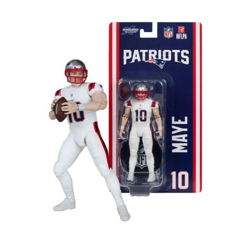 NFL Drake Maye New England Patriots 6"H Action Figure SportsPicks Wave 2  by McFarlane