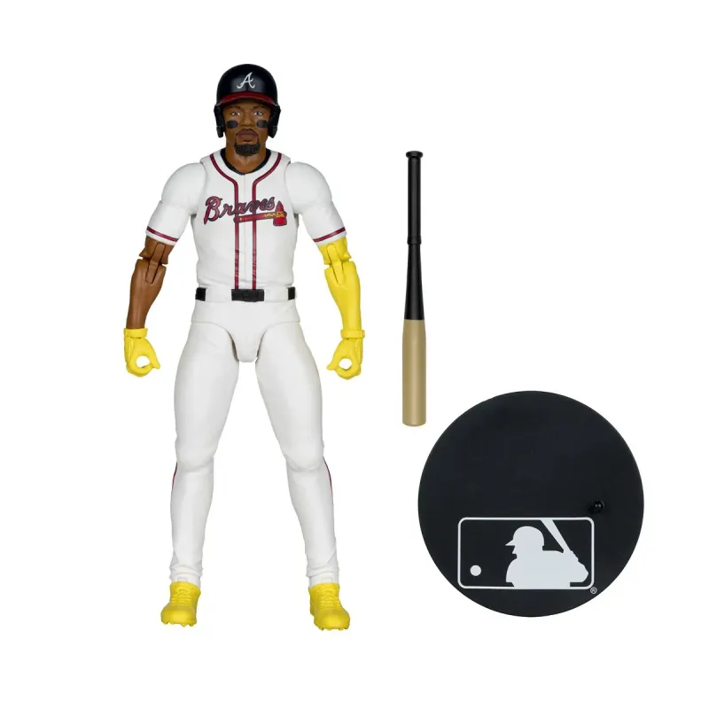 MLB Ronald Acuña Jr. Atlanta Braves 6"H Action Figure SportsPicks Wave 2 by McFarlane