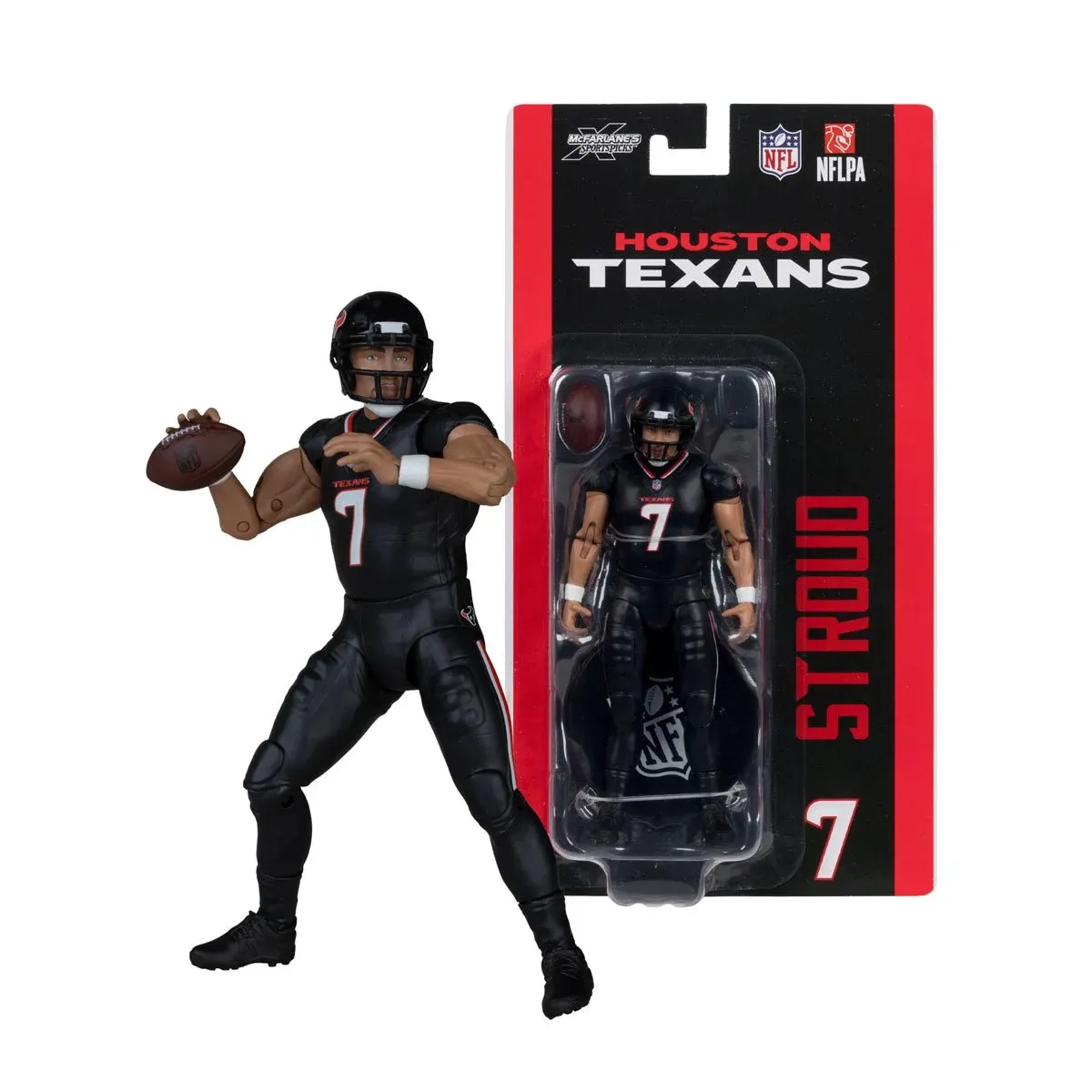 NFL C.J. Stroud Houston Texans 6"H Action Figure SportsPicks Wave 2  by McFarlane