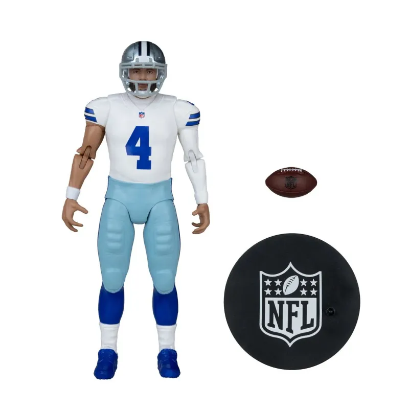 NFL Dak Prescott Dallas Cowboys 6"H Action Figure SportsPicks Wave 2  by McFarlane