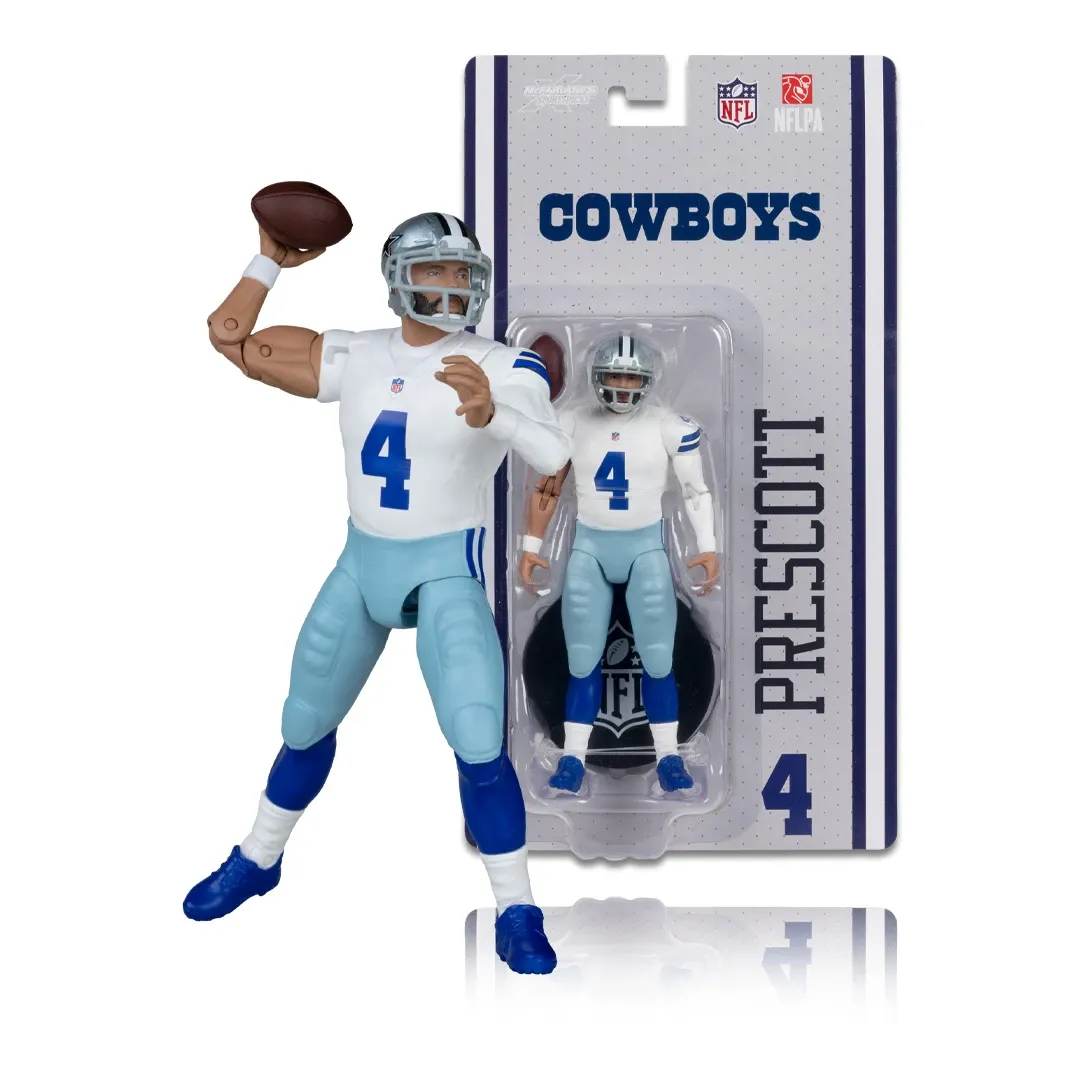 NFL Dak Prescott Dallas Cowboys 6"H Action Figure SportsPicks Wave 2  by McFarlane