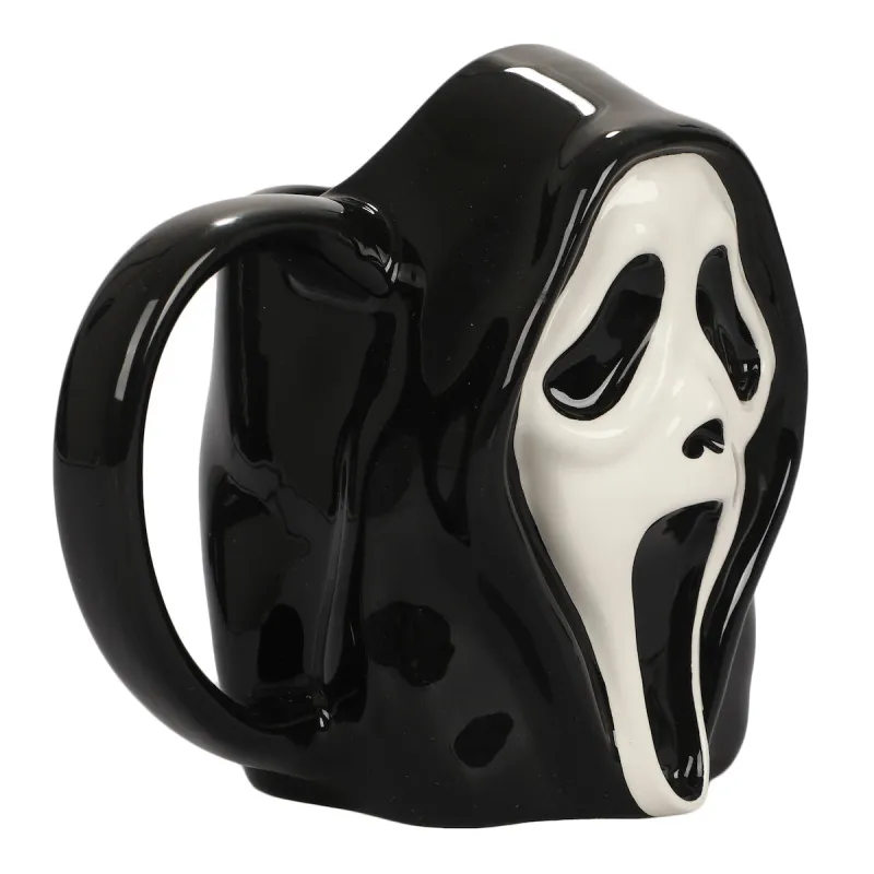 Scream Ghost Face 16 oz. Sculpted Ceramic Mug