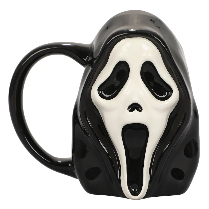 Scream Ghost Face 16 oz. Sculpted Ceramic Mug