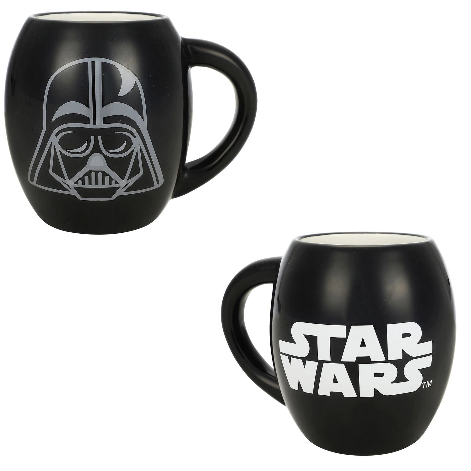 StarWars Darth Vader 18 oz. Matte Black Ceramic Mug
