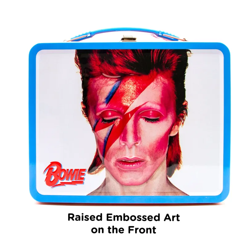 David Bowie Embossed Metal Lunchbox Tote