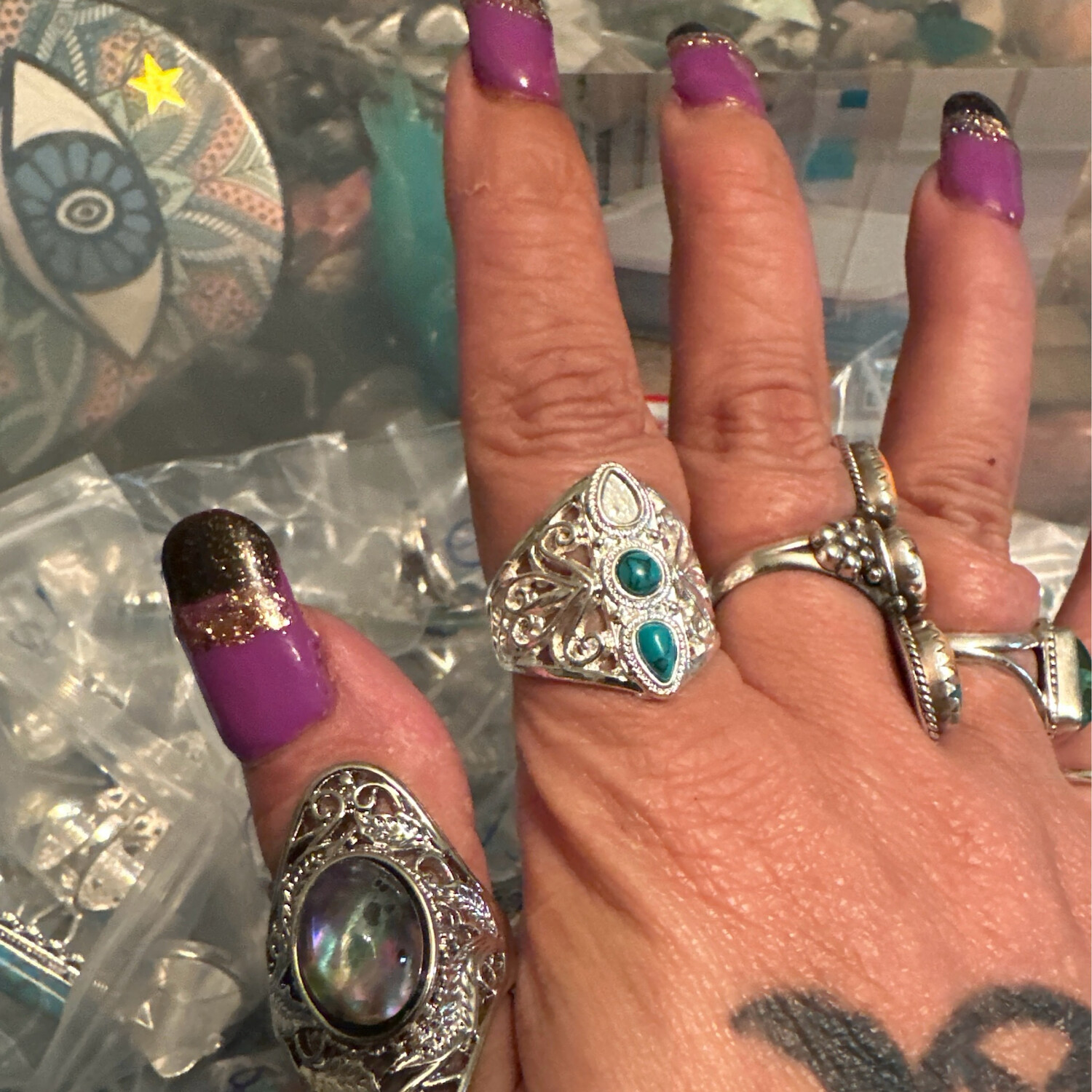 Crystal Rings