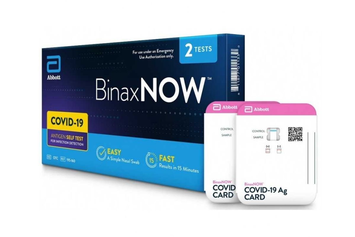 BinaxNow Covid19 Antigen Self Test (2 Pack)
