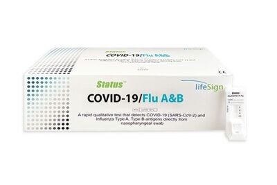 Status™ COVID-19/Flu A + B Antigen Test Kit - CLIA Waived