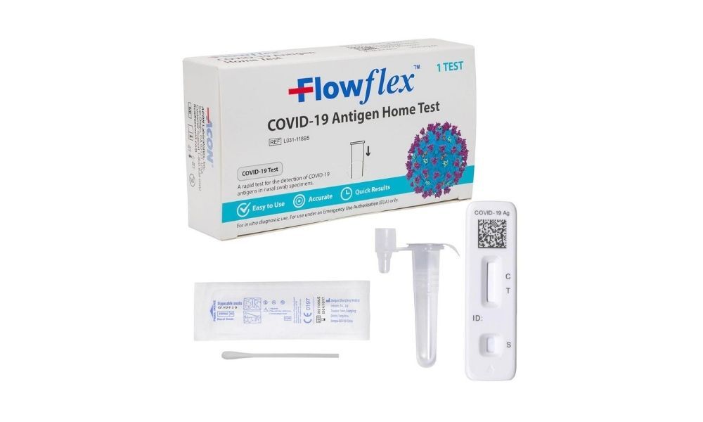 FlowFlex Antigen Covid19 OTC Rapid Single Test Box