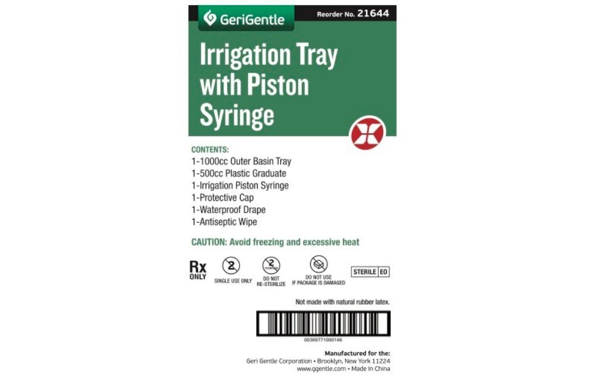 Buy Piston Syringe Irrigation Tray Case of 20