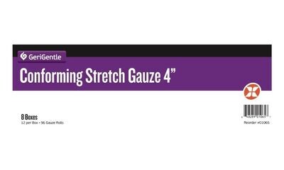 Conforming Stretch Gauze 4" Case (8 boxes / 12 rolls per box) by GeriGentle