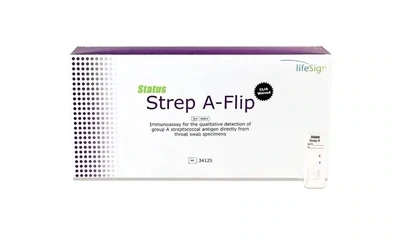 Status Strep A Flip Cassette Rapid 25 Test Kit -  CLIA WAIVED