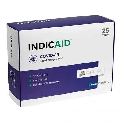 Indicaid Rapid Covid-19 Antigen Test - CLIA Waived