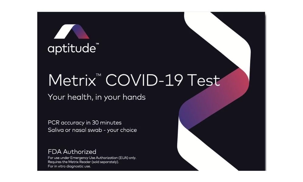 Metrix COVID-19 Molecular Saliva/Swab KIT - 1 Test. (Needs Reader, sold separately)