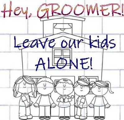 Hey Groomer, Leave Our Kids Alone Sticker or Magnet