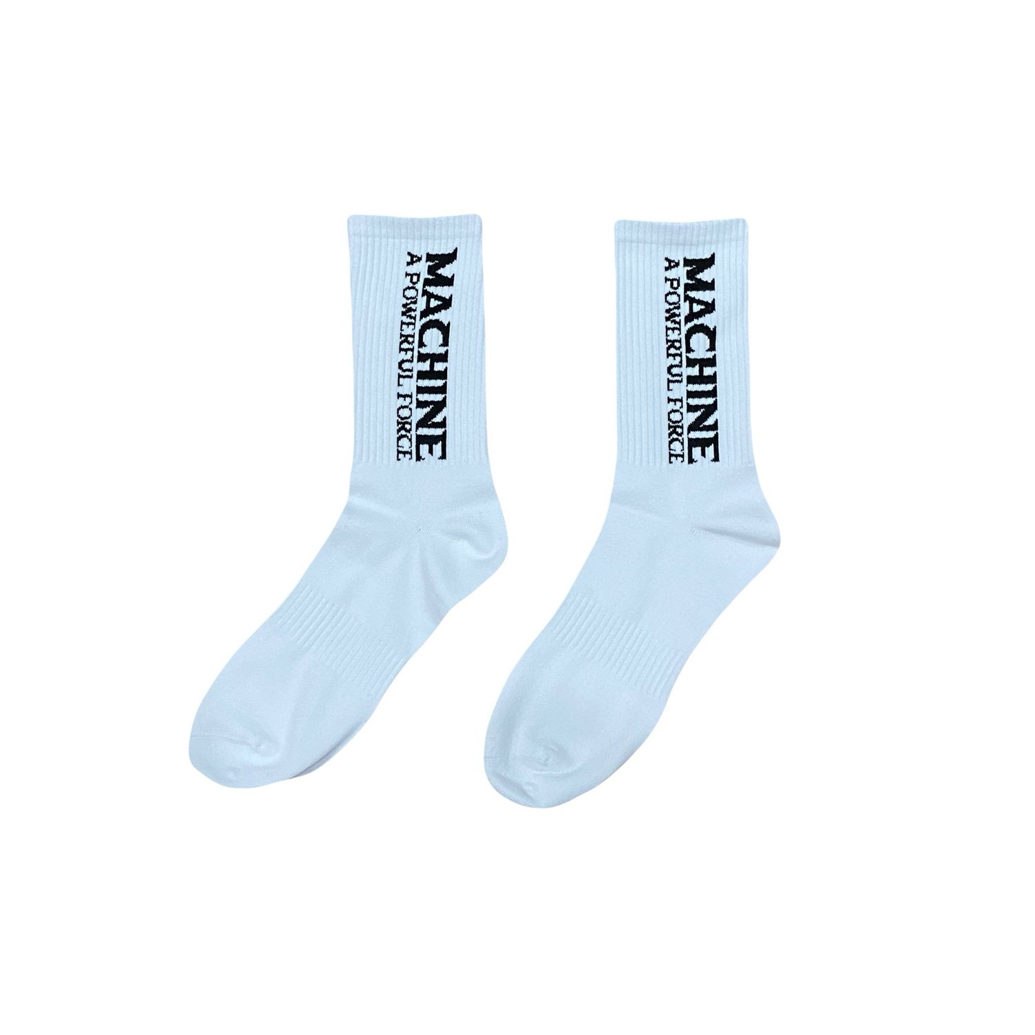 Signature Machine Socks (Black and White)