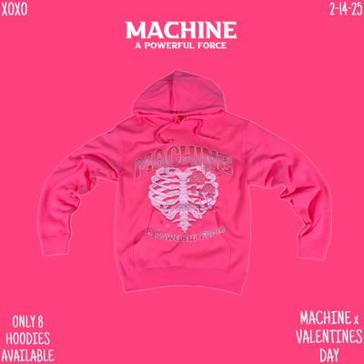 Machine Valentines Day Hoodie 
