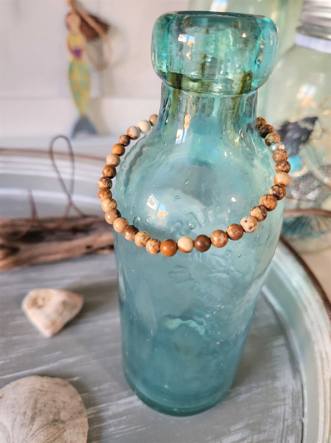 Picture Jasper Stretch Bracelet
