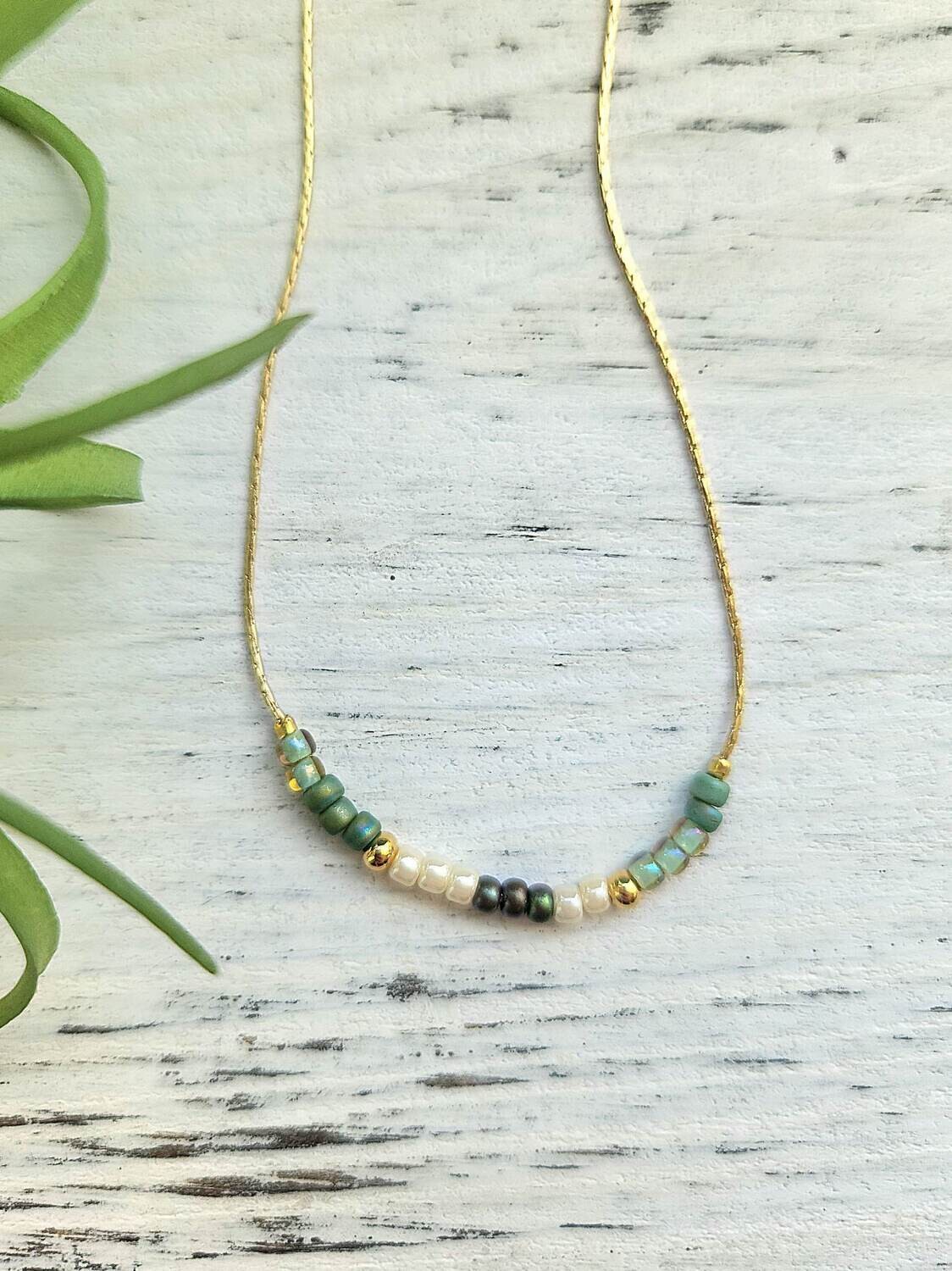 Sea Star Seed Bead Necklace