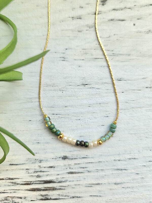 Sea Star Seed Bead Necklace