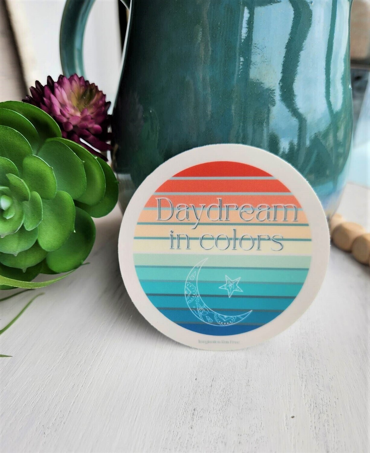 Daydream in Colors vinyl sticker