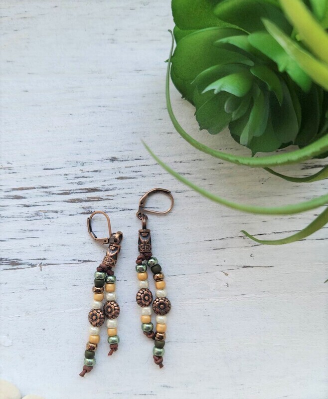 Spirit Nature Leather Earrings