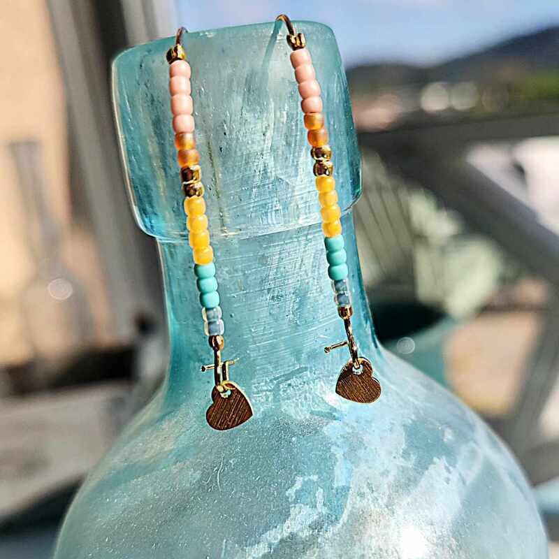 Mermaid Kisses Earwire Earrings