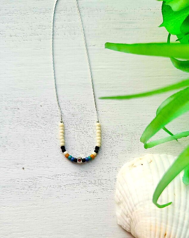 Dream Catcher Seed Bead Necklace