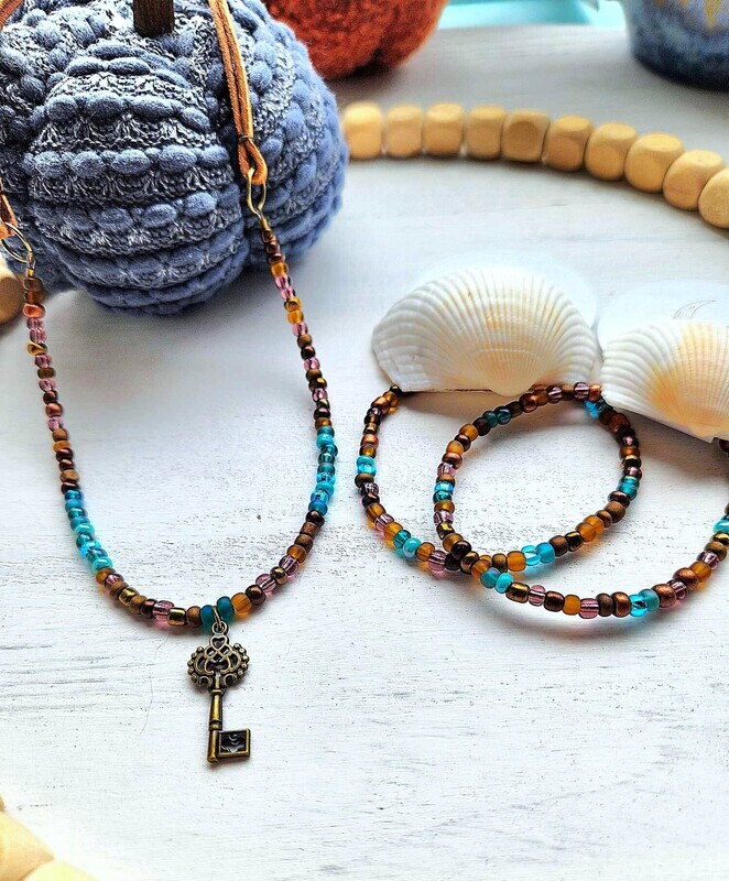 Kaleidoscope Boho Beaded Set