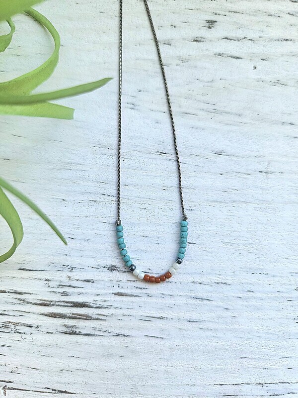 Indie Life Seed Bead Necklace