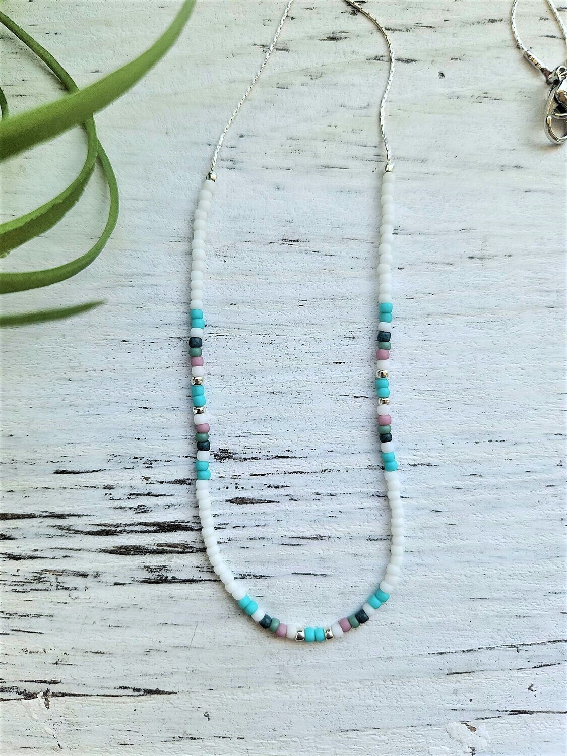 Beachy Chic Seed Bead Necklace