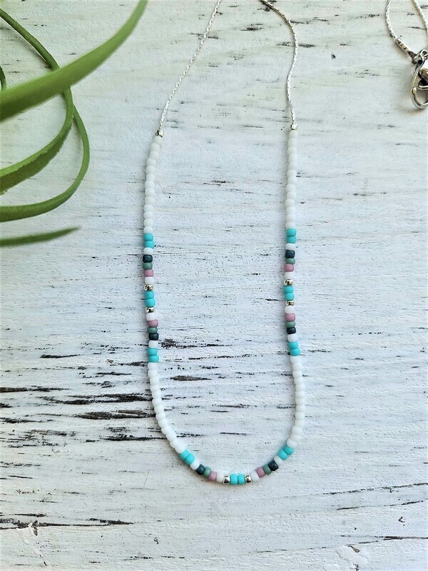 Beachy Chic Seed Bead Necklace