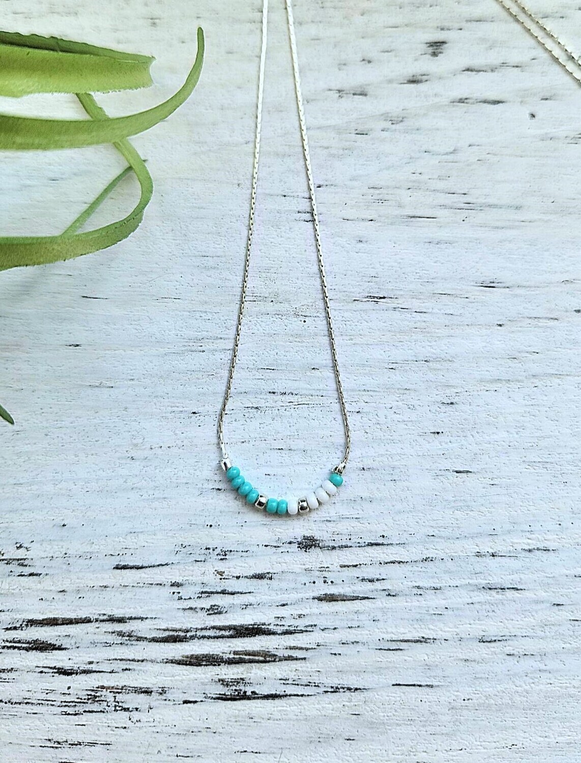 Beach Love Seed Bead Necklace