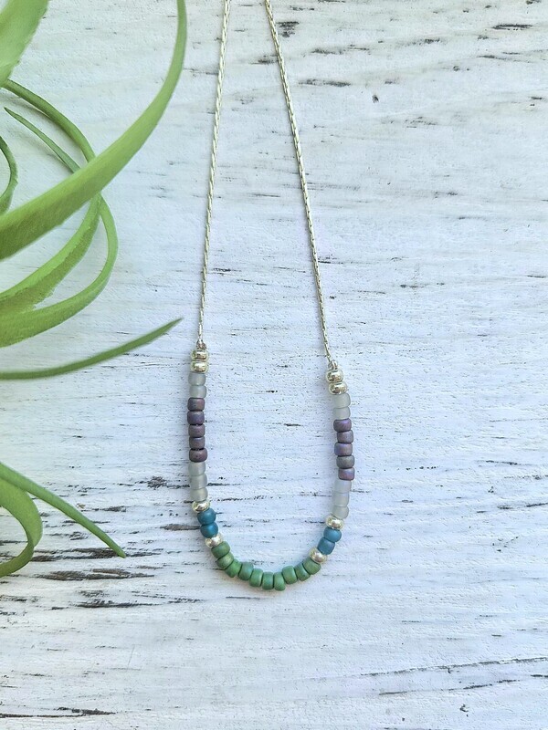 Mermaid Fantasy Seed Bead Necklace