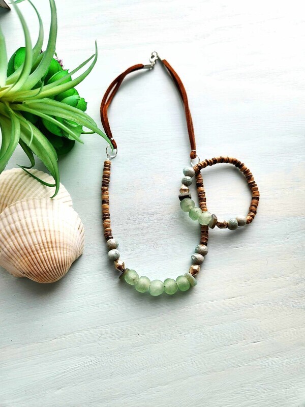 Coastal Breeze Beaded Set