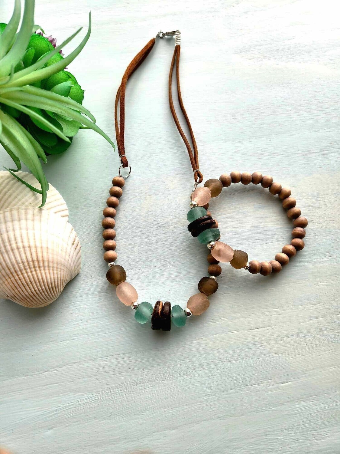 Coastal Riptide Beaded Set