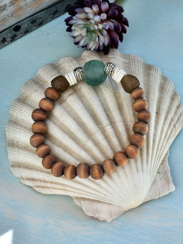 Coastal Earth Beaded Bracelet
