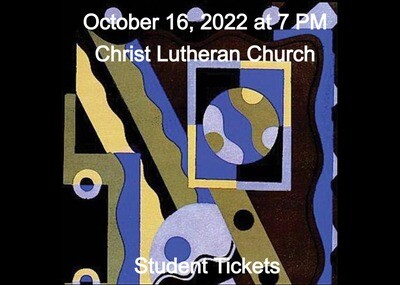 10/16 Concert Student Tickets
