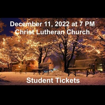 12/11 Concert Student Tickets