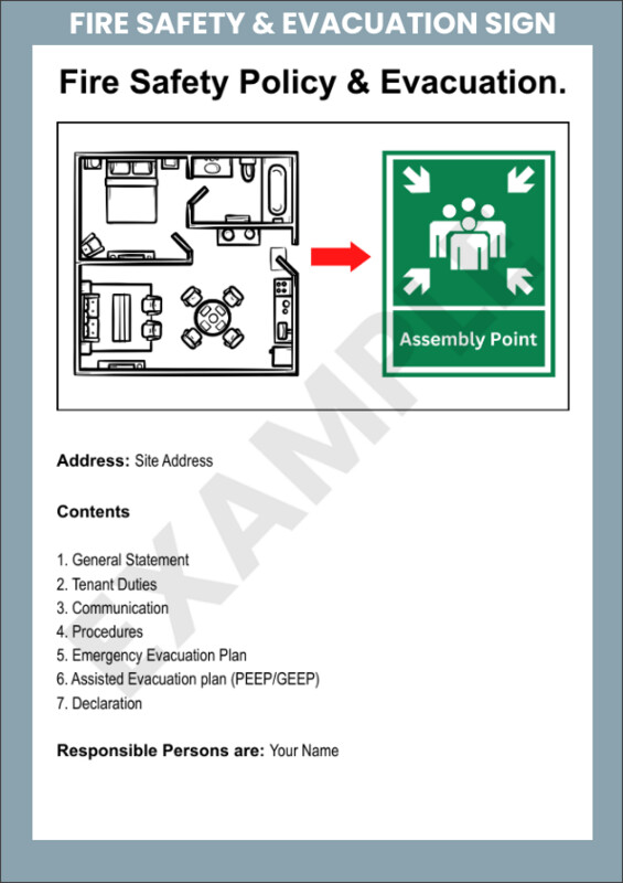 Bespoke Fire Policies and Communal Signs