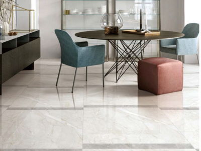 24" x 24" | Glazed Porcelain Wall & Floor Tiles, Marble Effect: Light Grey, Cream, Beige,  Light Beige, JTA8052/14