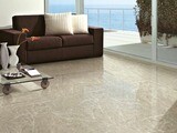 1 PC  24&quot;x 24&quot; | Glazed Porcelain Wall &amp; Floor Tiles, Grey &amp; White Marble Effect