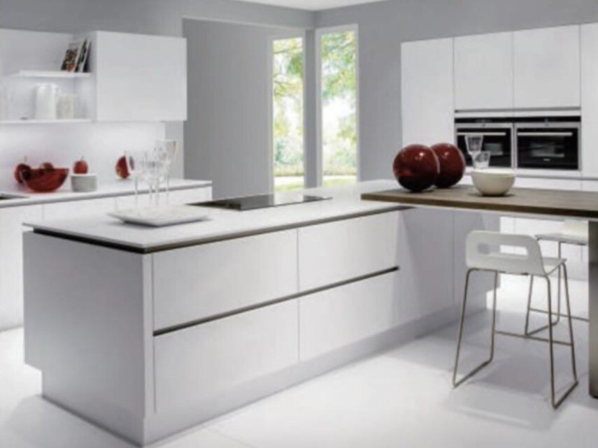 Fitted Kitchen | Matte Super White,
ST001/9