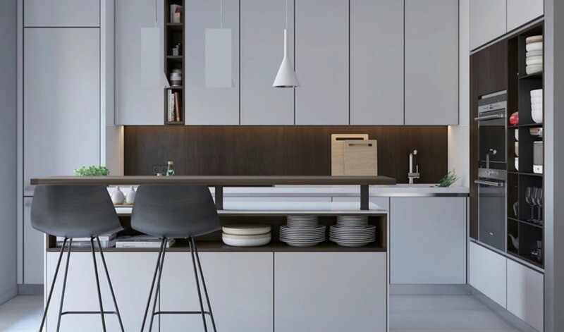 Fitted Kitchen | Matte Satin Telegrey, ST7047/12