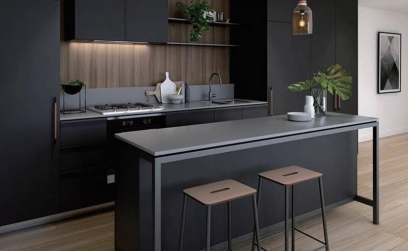 Fitted Kitchen | Matte Satin Grey, ST7021/14