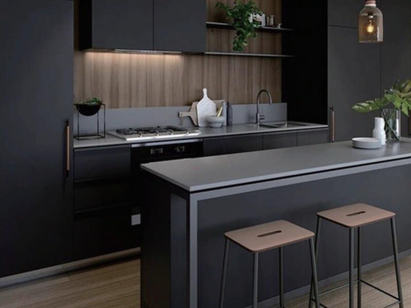 Fitted Kitchen | Matte Satin Grey, ST7021/14