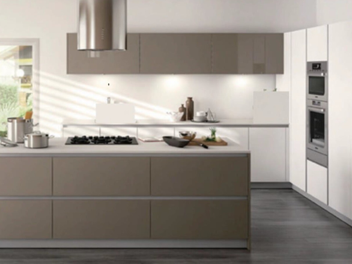 Fitted Kitchen | Light Bronze, High Gloss  Ddm, DDM/17