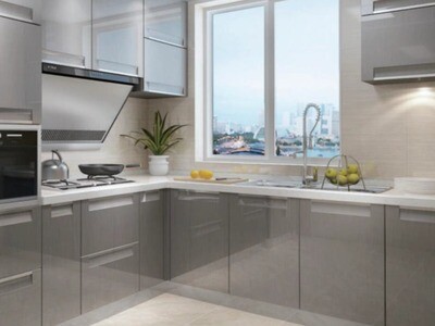 Fitted Kitchen | Metallic High Gloss, Champagne, MG001/20